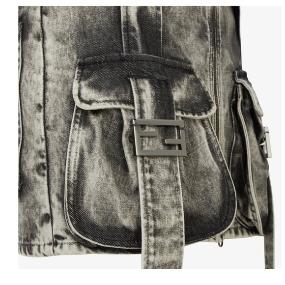 Fendi Black Denim Skirt - Picture 3 of 3